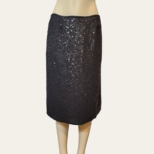 🖤Vintage 90s Brooks Brothers Sequined Skirt